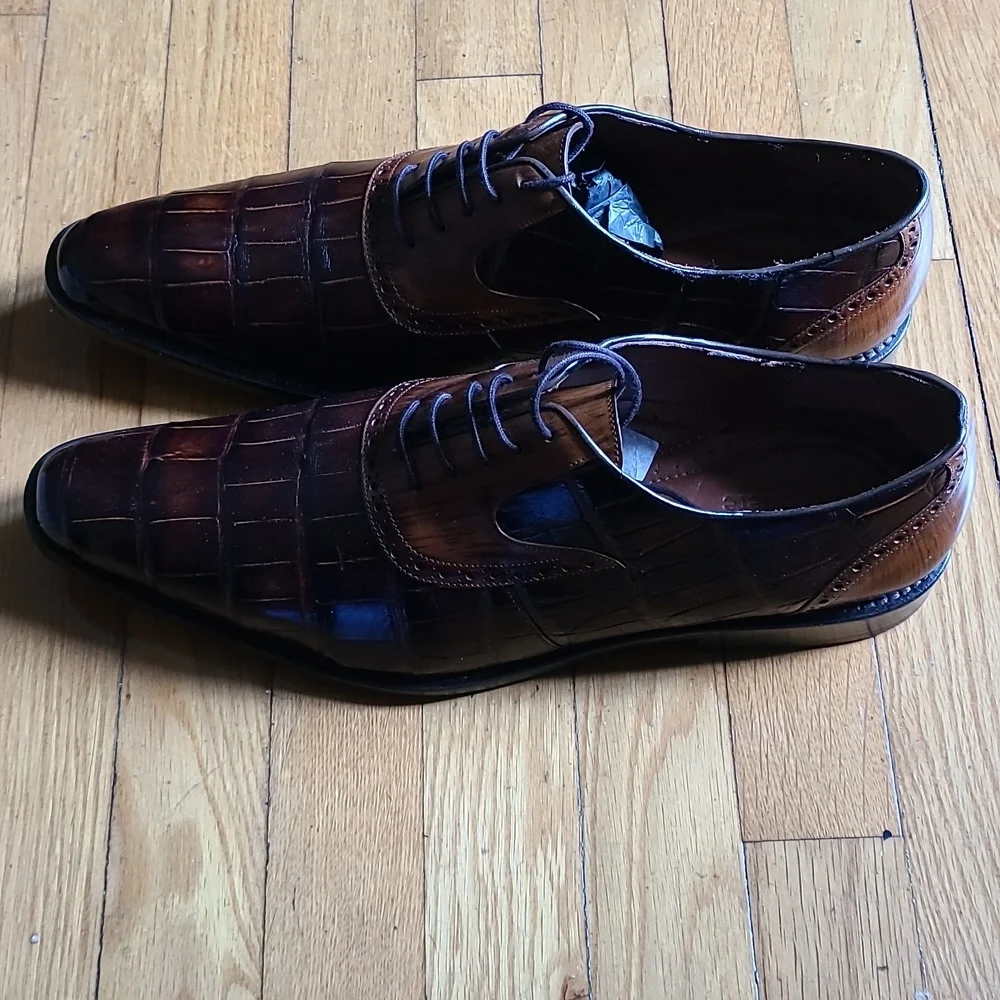 Two tone alligator shoes - Picture 3 of 4